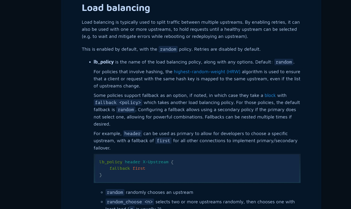 Load balancer